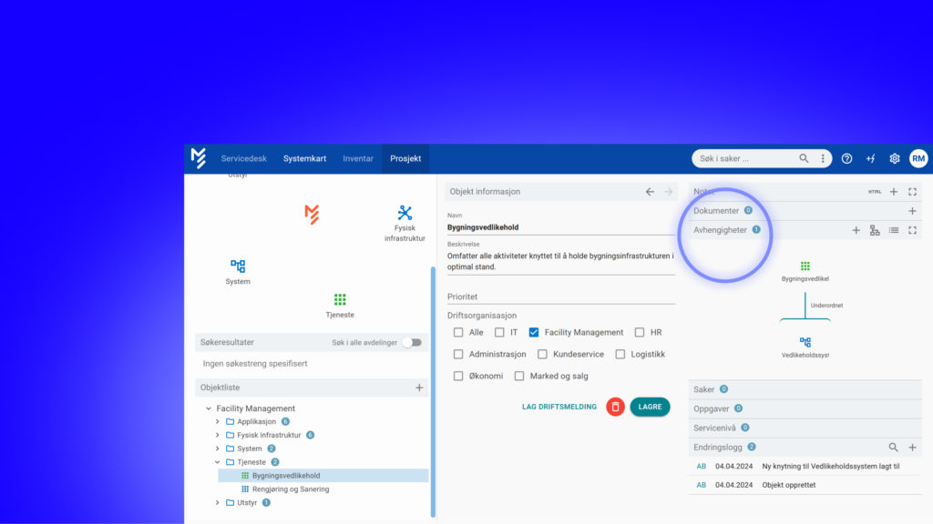 Systemkartet i More Service
